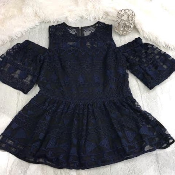 Parker Lace Peplum Top - Picture 7 of 14